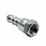 Rak slangnippel 1/4 Venstregjenger