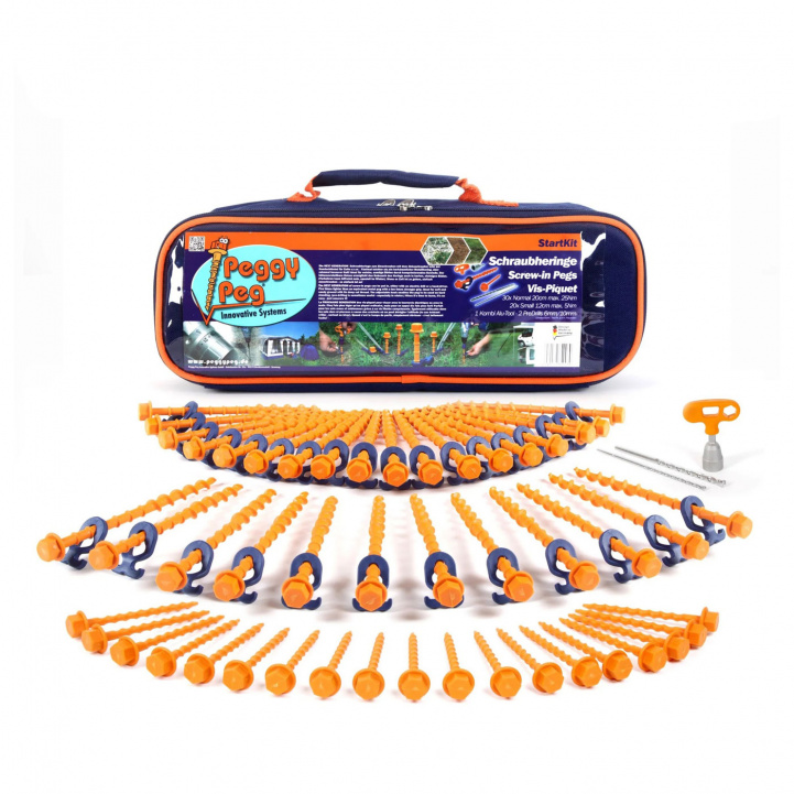 Peggy Peg Startpakke i gruppen Fortelt & Markiser / Tilbehør-Deler / Forteltstilbehør / Peggy Peg hos Campmarket (66580)