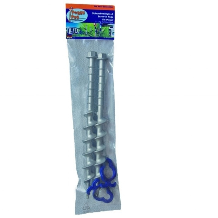 Peggy Peg Markskruv 31cm Aluminium i gruppen Fortelt & Markiser / Tilbehør-Deler / Forteltstilbehør / Peggy Peg hos Campmarket (66587)