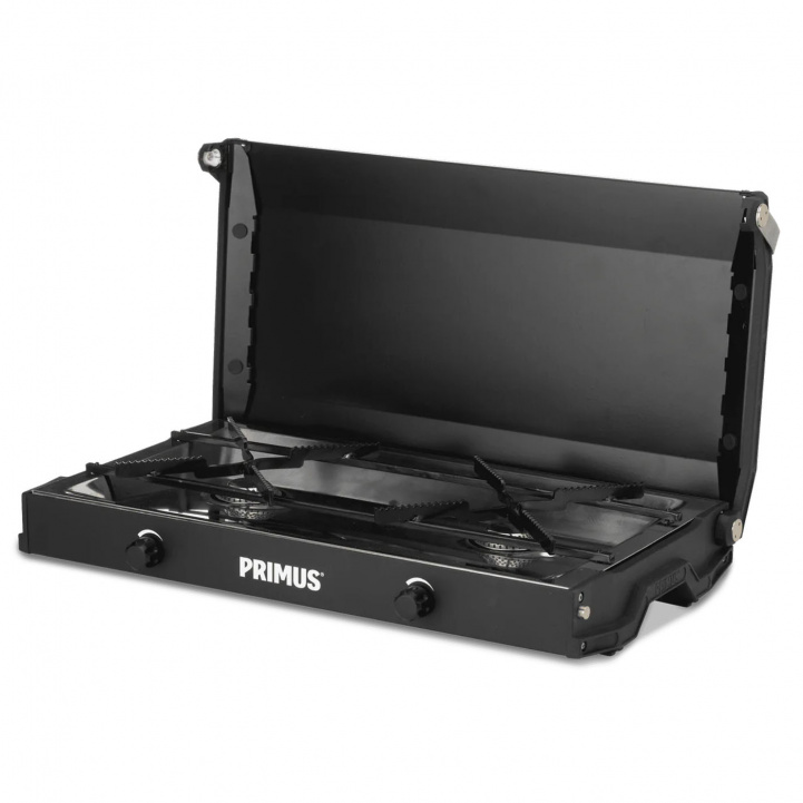 Gasskomfyr Primus Kinjia 2-brenner i gruppen Husholdning & Kjøkken / Kjøkkenapparater / Gasskomfyr hos Campmarket (66606)