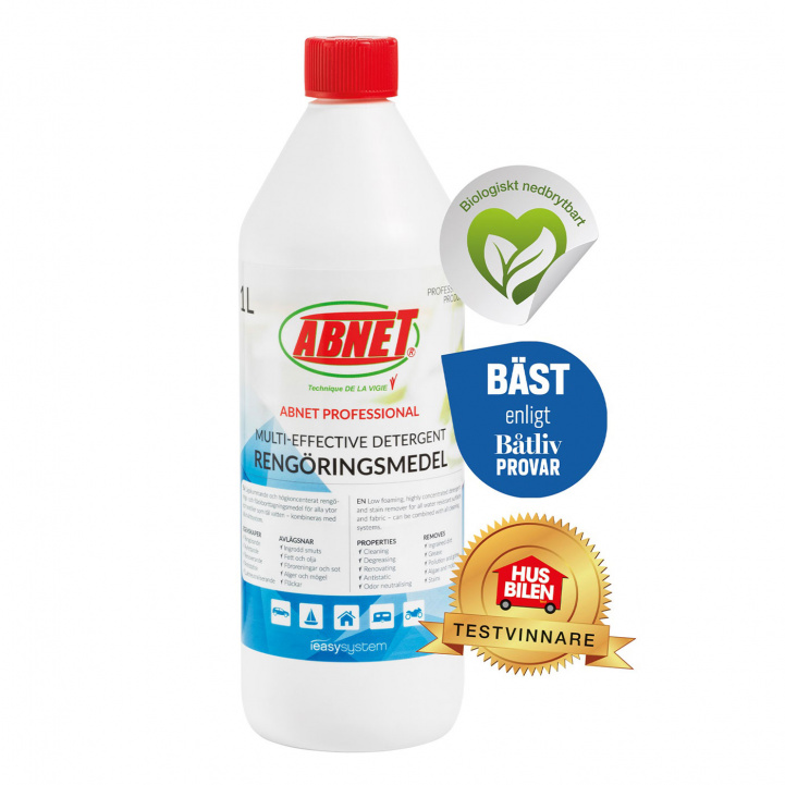 Abnet 1L Konsentrert i gruppen Vann & Sanitær / Rengjøring & Vedlikehold / Vaskemiddel hos Campmarket (66608)