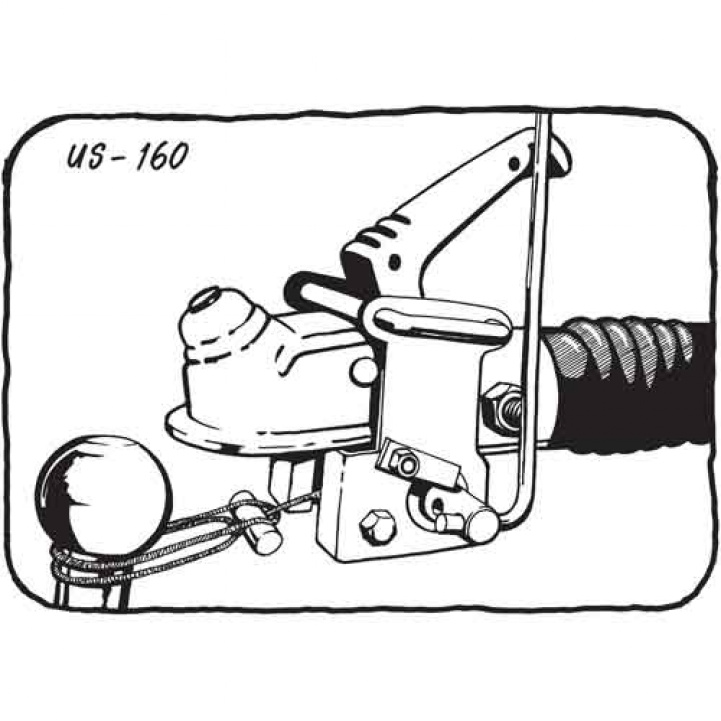 Koblingshjelpen Puller AK160 i gruppen Campingvogn & Bobilt / Chassis / Flyttehjelp/Koblingshjelp / Koblingshjelp hos Campmarket (66701)