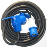 Koblingskabel CEE Vinklet 15 m