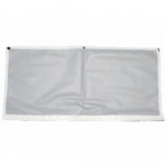 Hjulhusdeksel grå enkel 75x36 cm Hjulhusdeksel grå enkel 75x36 cm