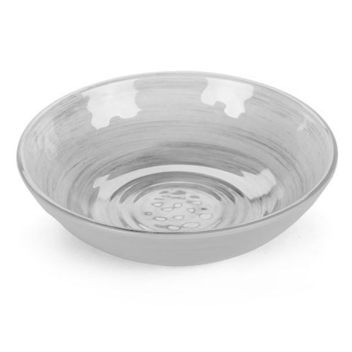 Sopptallerken Barocco Melamin Grå i gruppen Husholdning & Kjøkken / Servering / Skåler hos Campmarket (66882)