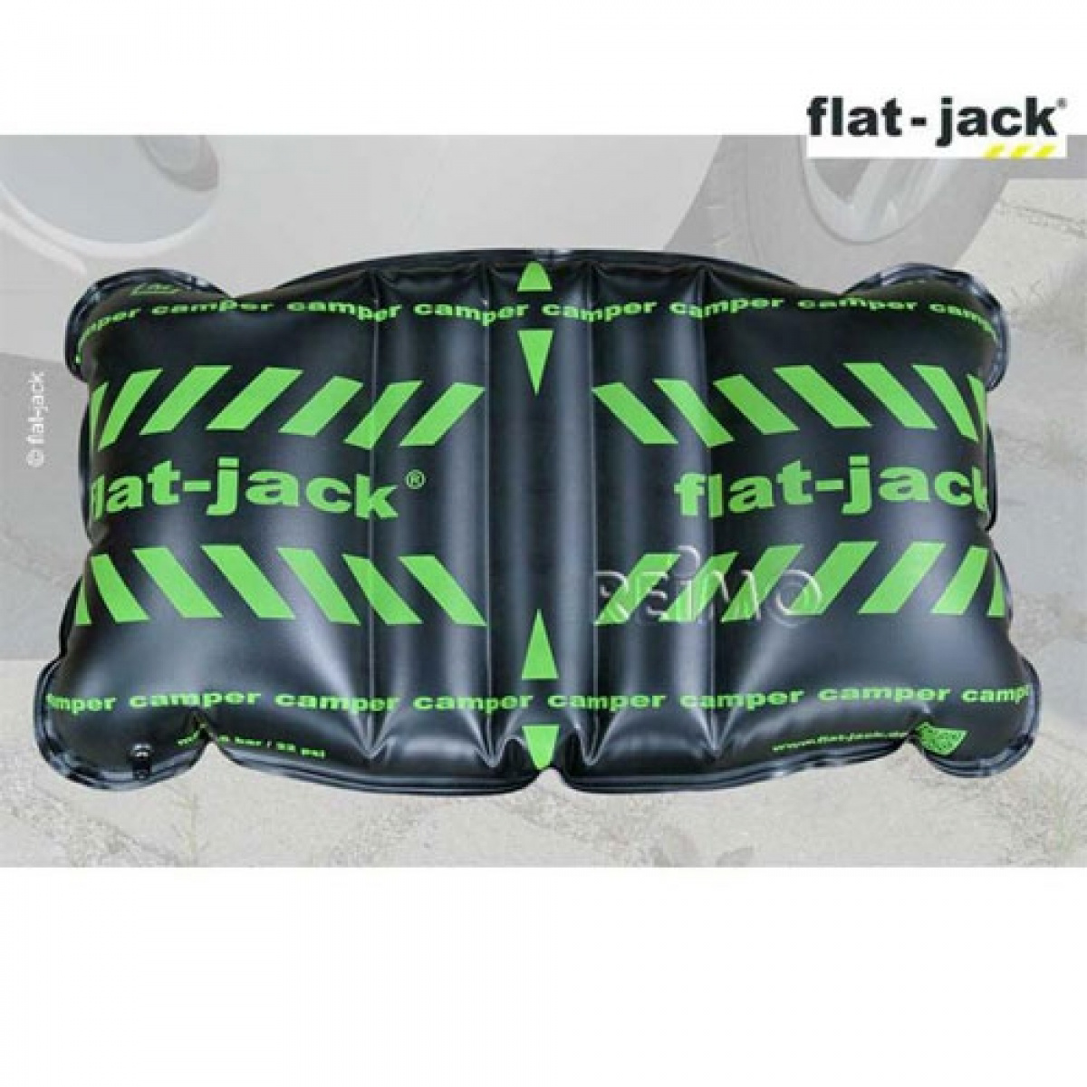 Flat Jack Nivåputer 255mm i gruppen Campingvogn & Bobilt / Chassis / Nivåklosser hos Campmarket (67016)