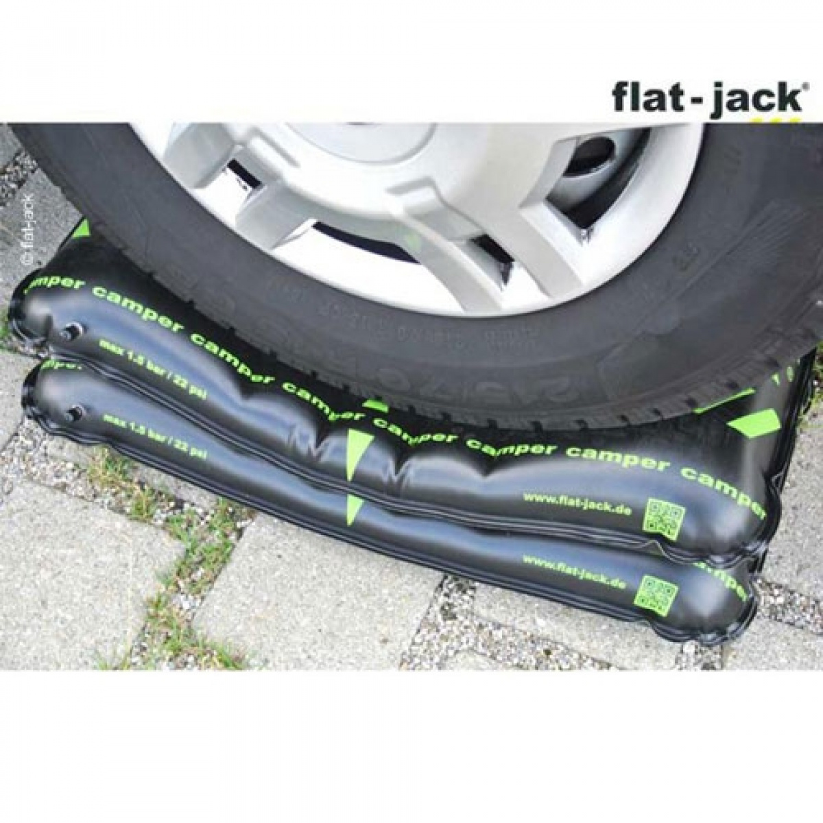 Flat Jack Nivåputer 255mm i gruppen Campingvogn & Bobilt / Chassis / Nivåklosser hos Campmarket (67016)
