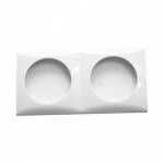 Dobbelram Berker Hvit