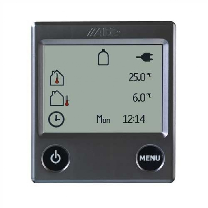 Manøverpanel til 3020 HE Panna Svart i gruppen Campingvogn & Bobilt / Varme, Kulde & Ventilasjon / Alde / Manøverpaneler & Tilbehør hos Campmarket (67176)