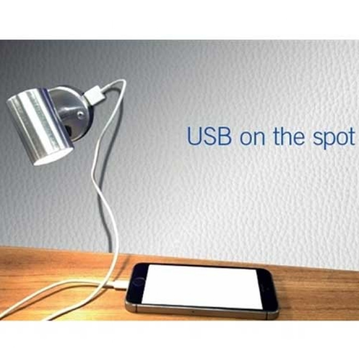 Spotlight Tube LED med USB-utgang i gruppen Campingvogn & Bobilt / Elektronikk / Innvendig belysning / Søkelys hos Campmarket (67287)
