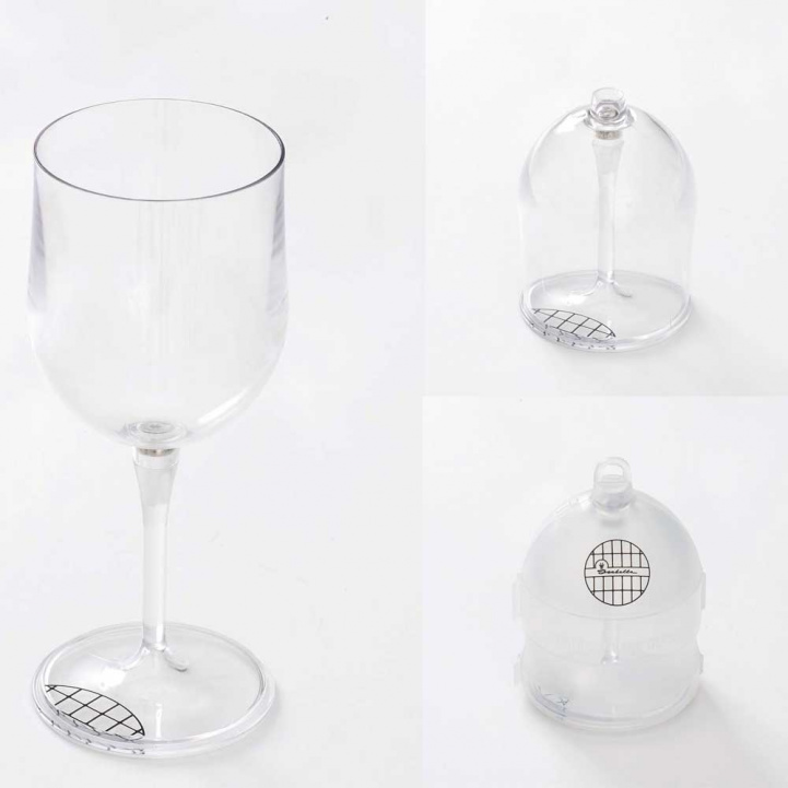 Isabella Vinglass Sammenleggbart 2-Pack i gruppen Husholdning & Kjøkken / Glass & Krus / Vinglass hos Campmarket (67375)