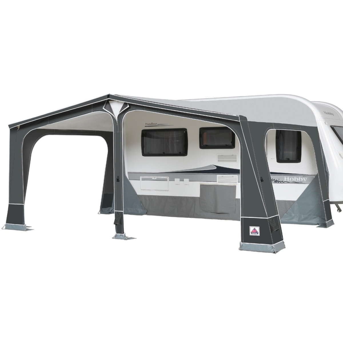 Dorema Monaco Air i gruppen Fortelt & Markiser / Fortelt Campingvogn / Lufttelt Campingvogn / A-måltilpassede Lufttelt Campingvogn hos Campmarket (67425)