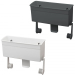 Husholdningsrullestativ og boks med sugekoppfester