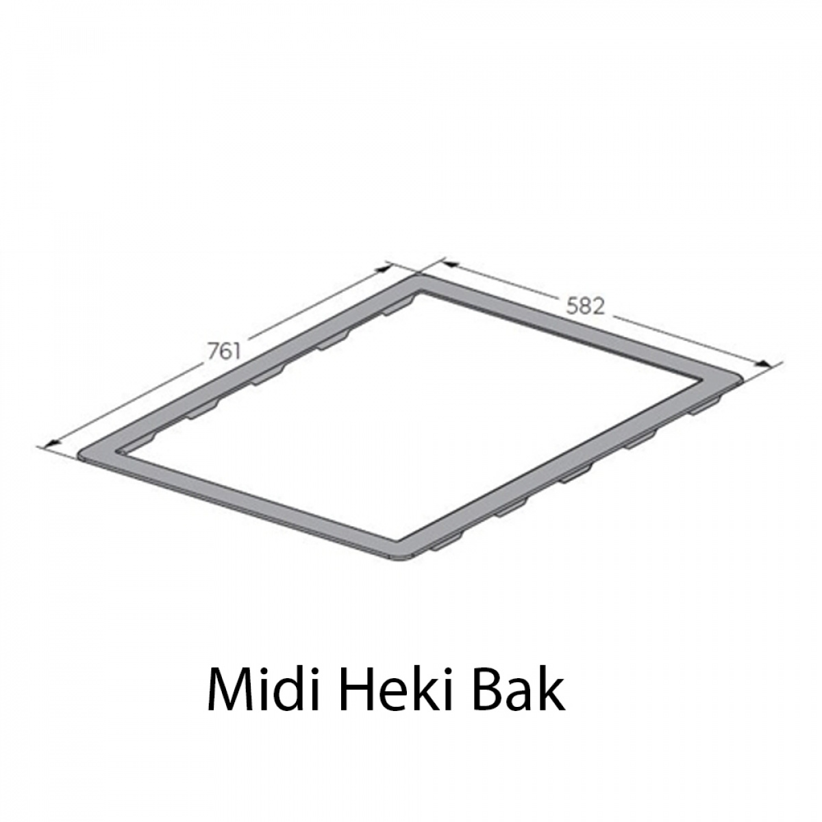 Dometic Adapterram Ducato Van i gruppen Campingvogn & Bobilt / Karosseri / Takluker / Tilbehør til takluker hos Campmarket (67735)
