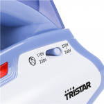 Reise strykejern med sammenleggbart håndtak