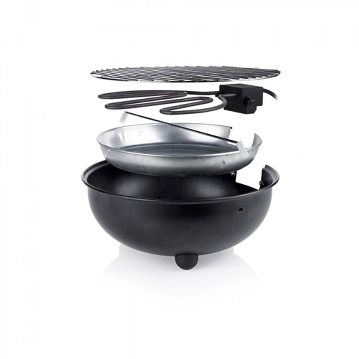 Elektrisk Grill 230V Svart i gruppen Husholdning & Kjøkken / Griller / Øvrige griller hos Campmarket (67784)