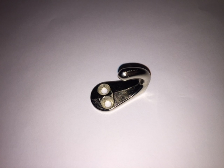 Singelkrok Sølv i gruppen Campingvogn & Bobilt / Lås & Beslag / Kroker & Opphengning hos Campmarket (67856)