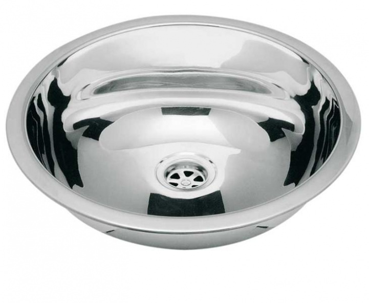 Kjøkkenvask Rund Rustfritt Stål 225mm i gruppen Vann & Sanitær / Vann / Vask & Dusjkar / Vask hos Campmarket (67988)