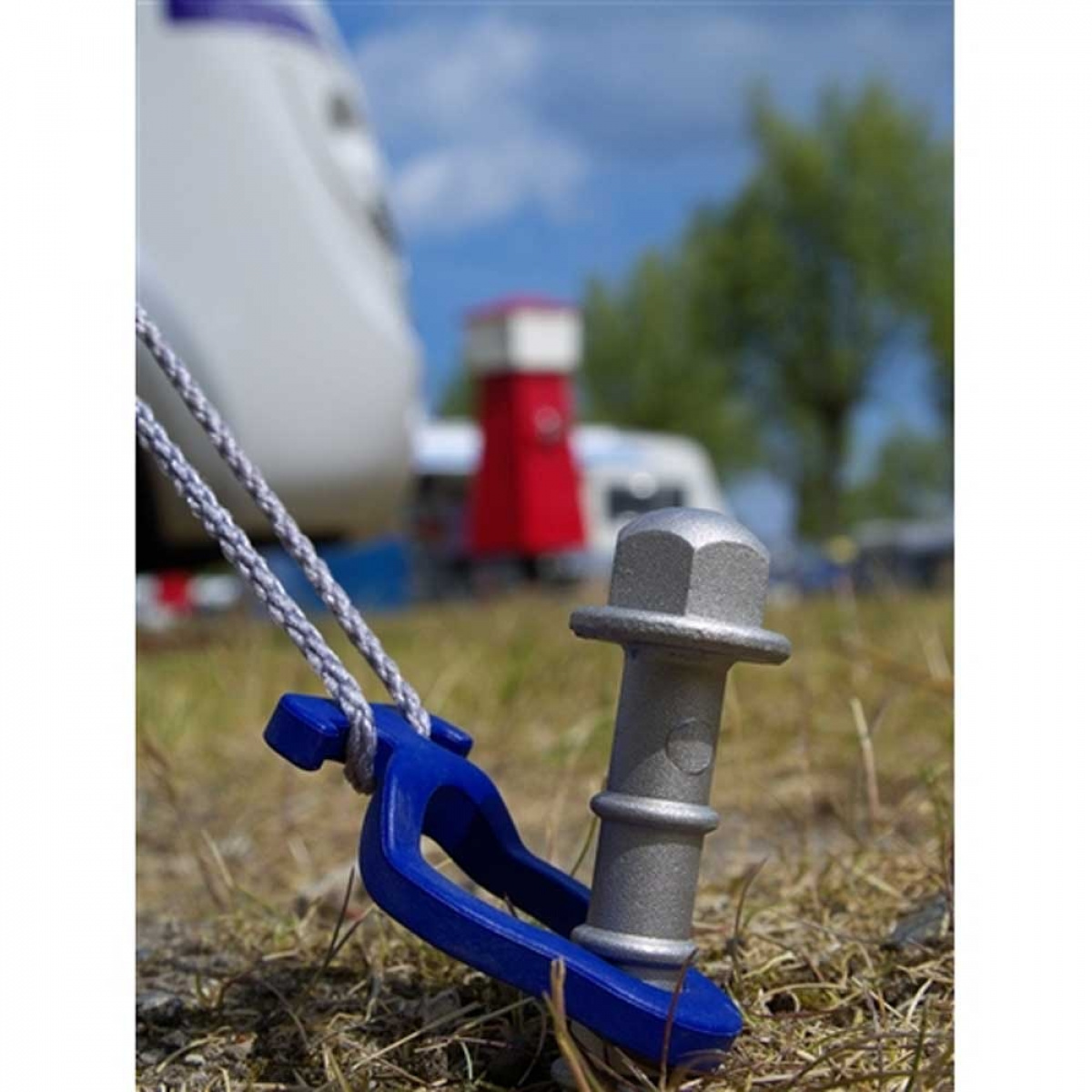 Peggy Peg Hardcore 15 cm i aluminium med festeløkker i gruppen Fortelt & Markiser / Tilbehør-Deler / Forteltstilbehør / Peggy Peg hos Campmarket (67990)