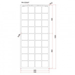 LTC Solcelle Flat Line 120W Inkl MPPT-Regulator