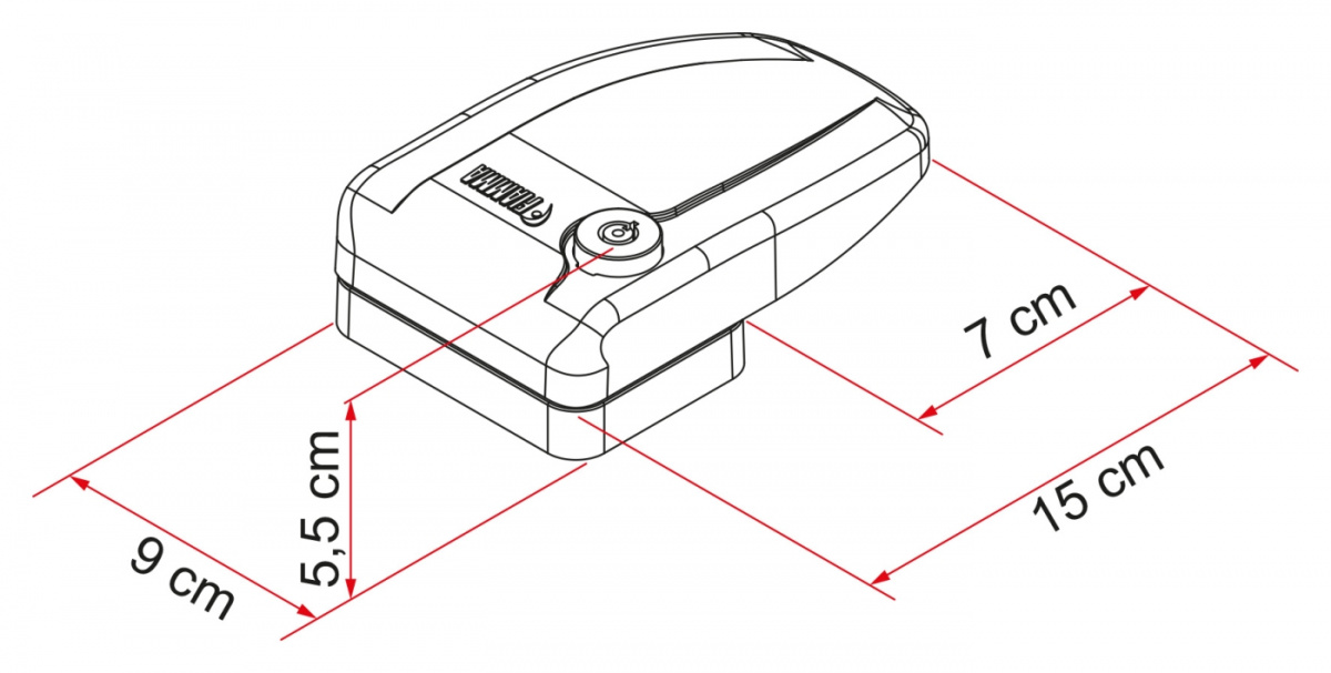 Fiamma Sikkerhetslås Safe Door i gruppen Campingvogn & Bobilt / Lås & Beslag / Sikkerhetslås hos Campmarket (68243)