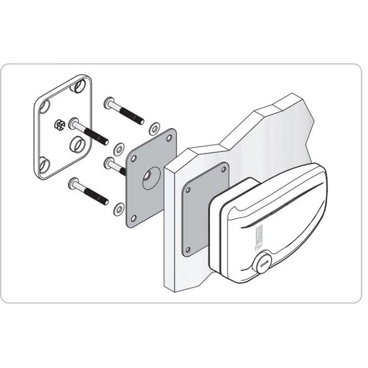 Fiamma Sikkerhetslås Safe Door i gruppen Campingvogn & Bobilt / Lås & Beslag / Sikkerhetslås hos Campmarket (68243)