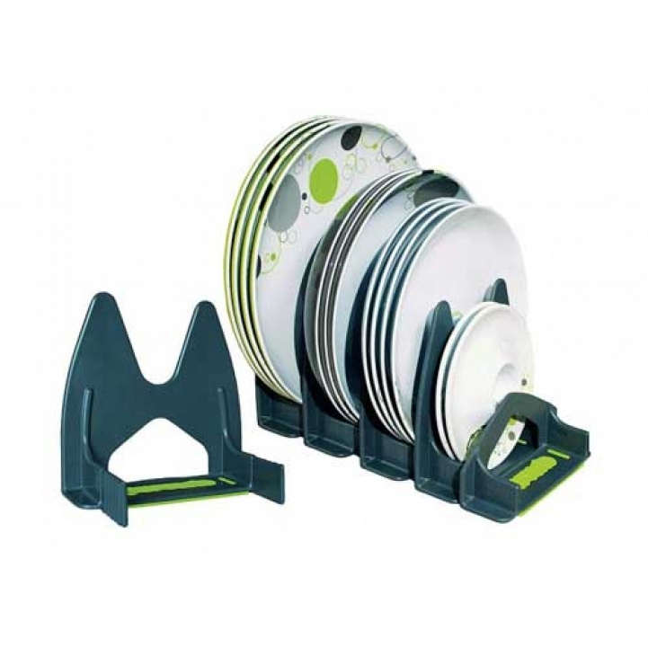 Tallerkenoppbevaring 4-pakning i gruppen Husholdning & Kjøkken / Kjøkkenutstyr / Mat & Lageroppbevaring hos Campmarket (68467)