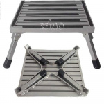 Enkelt fotsteg sammenleggbart i aluminium