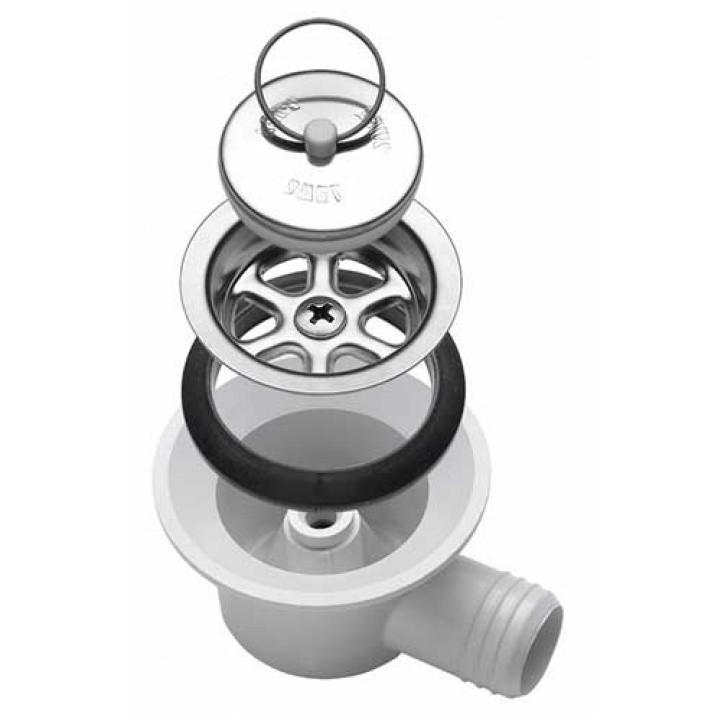 Dometic AC 540 Avløpsbeslag Vinklet 20mm i gruppen Vann & Sanitær / Vann / Vask & Dusjkar / Avløpsbeslag hos Campmarket (68900)