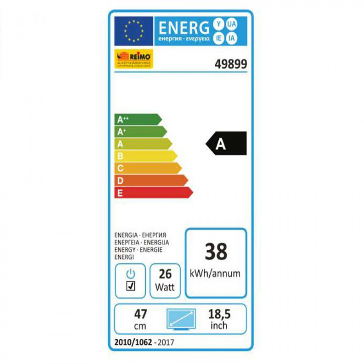 CARBEST LED-TV 23,6 tommer i gruppen Campingvogn & Bobilt / Elektronikk / TV, Bilde & Lyd / TV hos Campmarket (68963)