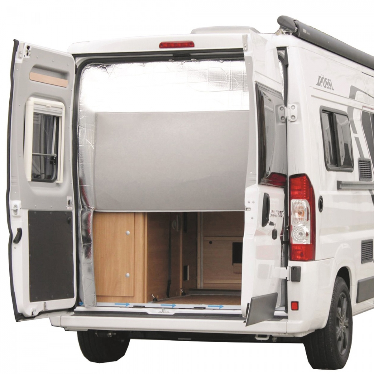 Isolergardin til bakdør hel modell Ducato i gruppen Campingvogn & Bobilt / Tekstilmatter & Overdrag / Isoleringsmatter / Isolasjonsmatter halvintegrerte bobiler / Fiat Ducato 2015- hos Campmarket (69118)
