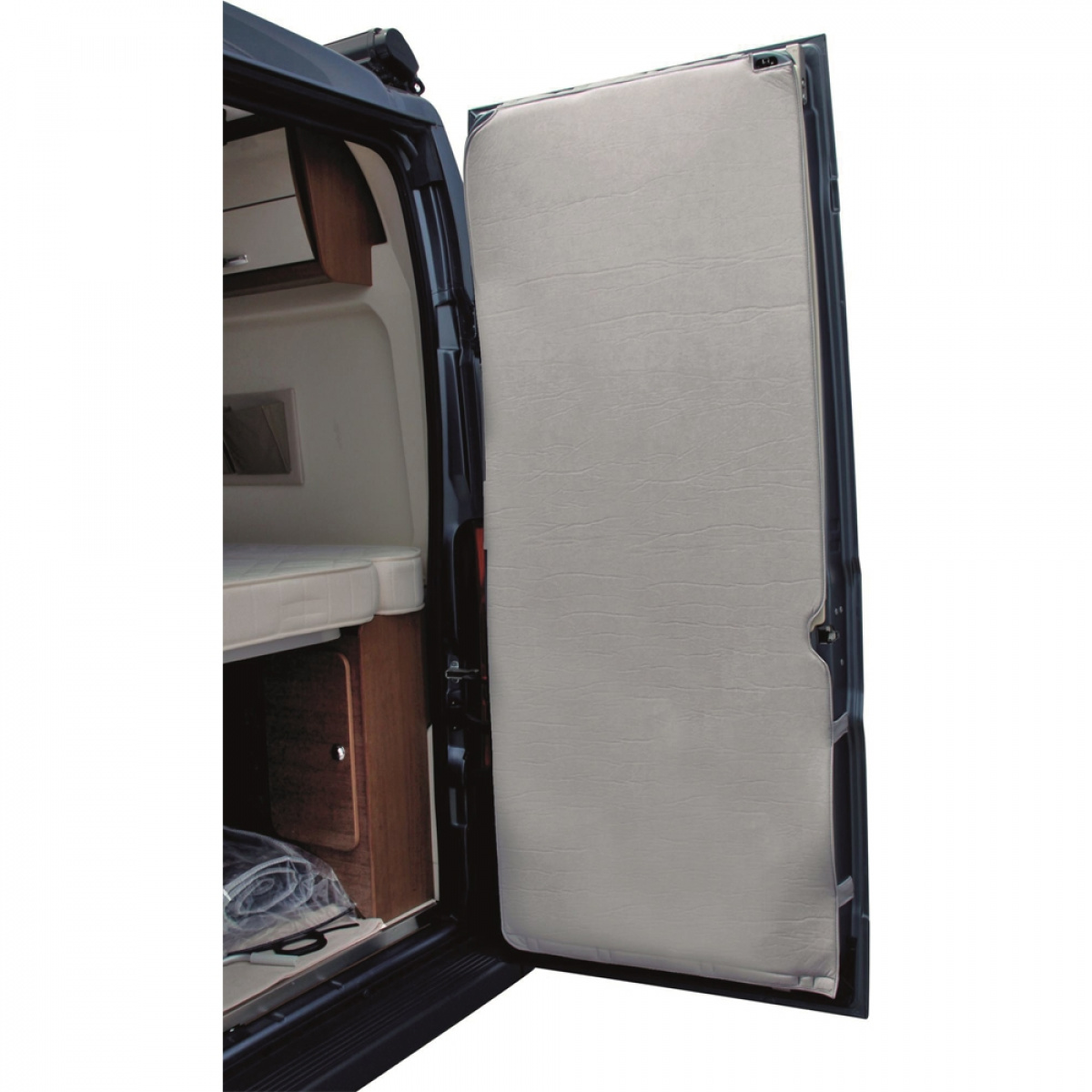 Isolergardin til bakdør delt modell Ducato i gruppen Campingvogn & Bobilt / Tekstilmatter & Overdrag / Isoleringsmatter / Isolasjonsmatter halvintegrerte bobiler / Fiat Ducato 2015- hos Campmarket (69119)