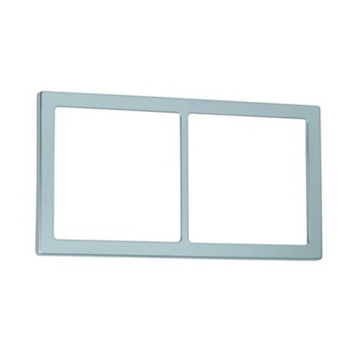 Dobbelt ramme Sølv i gruppen Campingvogn & Bobilt / Elektronikk / Strømbryter & In/Utgang / Rammer hos Campmarket (69198)