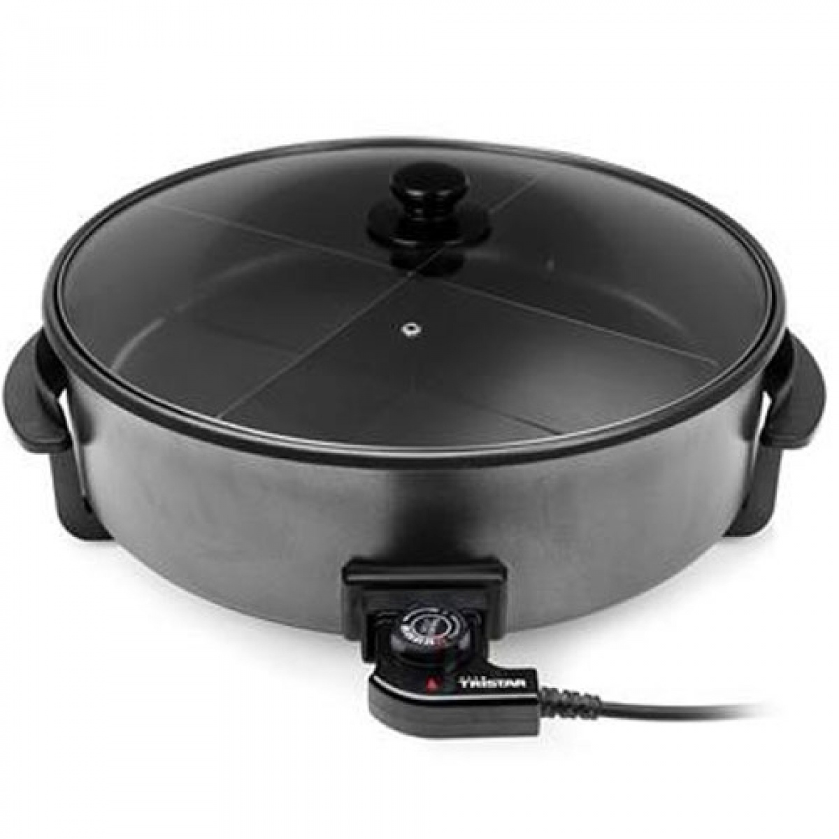 Elektrisk Grillpanne XXL Med Lok 40 cm i gruppen Husholdning & Kjøkken / Kjøkkenapparater / Øvrige Kjøkkenapparater hos Campmarket (69637)
