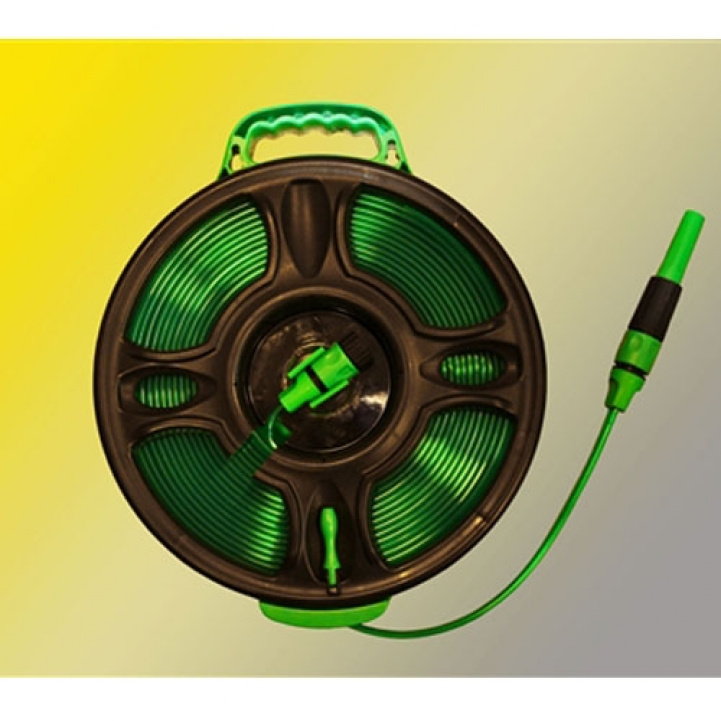 Slangvinde 15m Hurtigkobling i gruppen Vann & Sanitær / Vann / Vannslanger & Slangetromler hos Campmarket (69740)