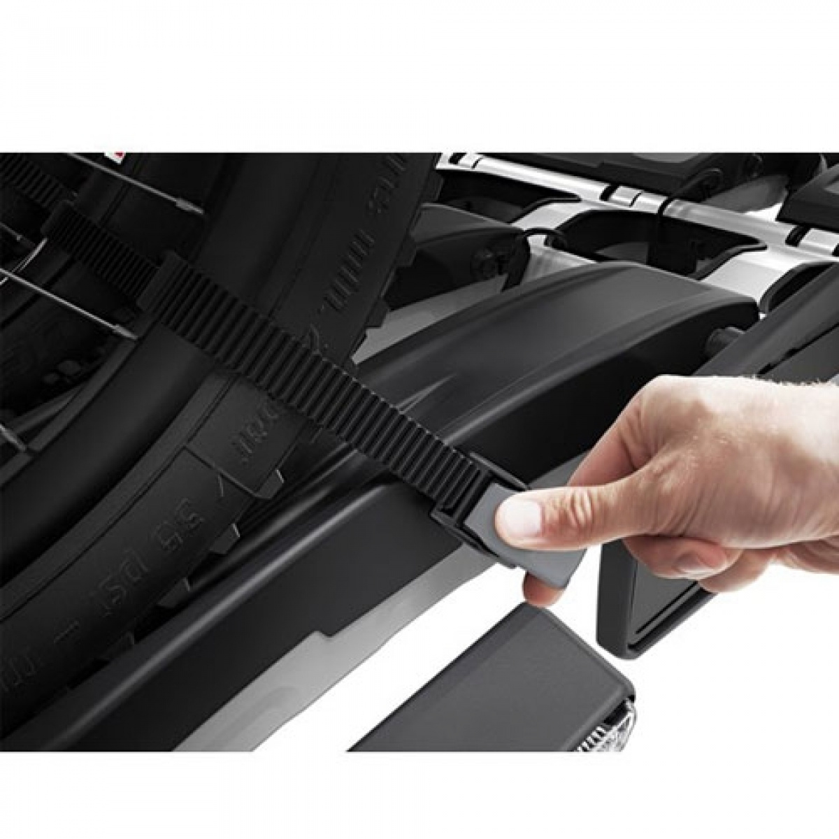 Thule sykkelholder EasyFold XT2 for 2 sykler i gruppen Campingvogn & Bobilt / Van & Plåtbiter / Chassis / Sykkelstativ hos Campmarket (69978)