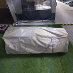 Teltveske Lysgrå 130x45x40 cm