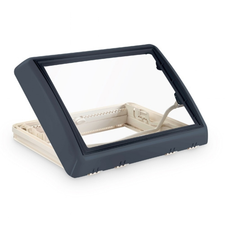 Dometic Takluke Midi Heki Style Med Bøyle 70 x 50 Grå i gruppen Campingvogn & Bobilt / Karosseri / Takluker / Takluker øvrige mål hos Campmarket (70198)