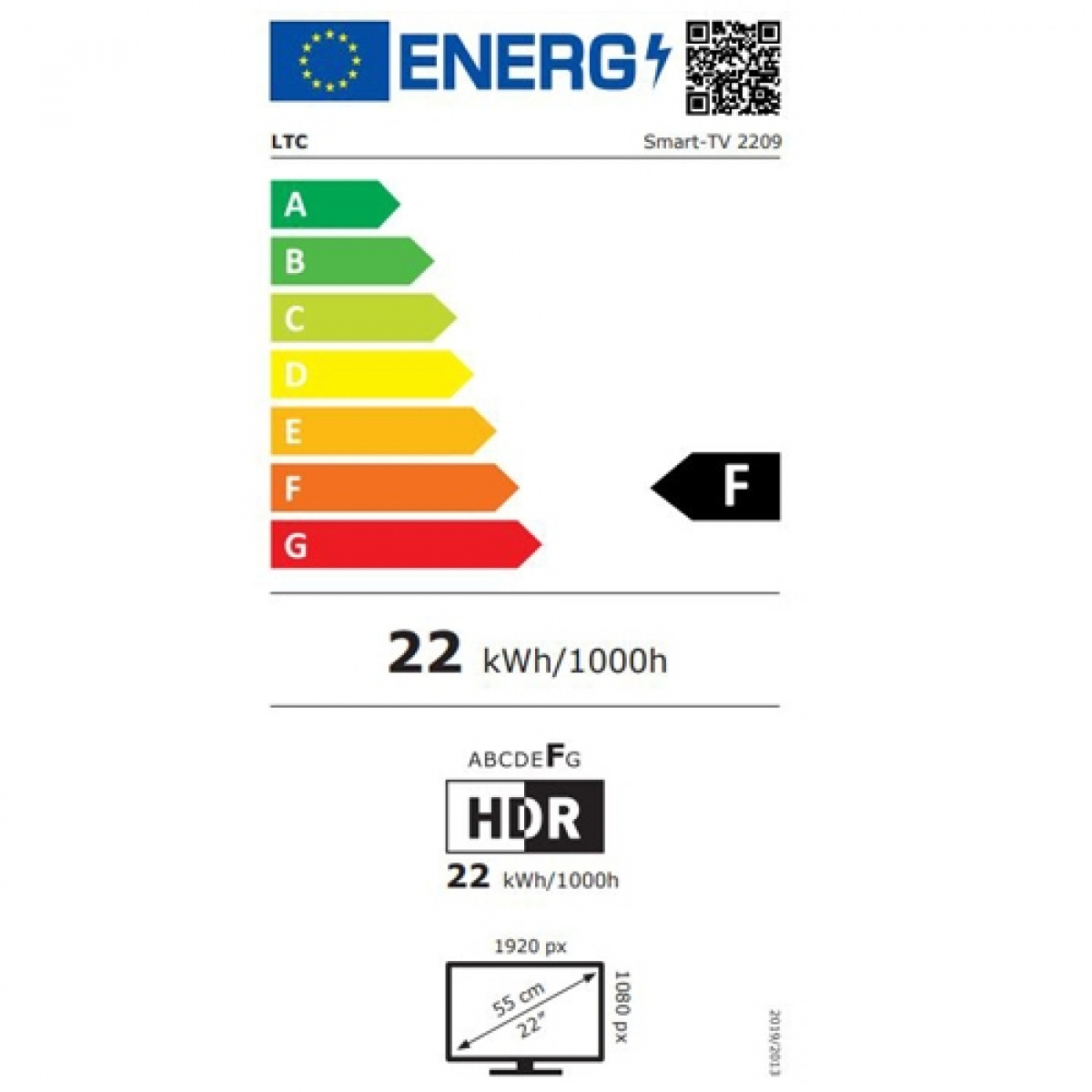 LTC Led Smart-TV 22 tommer i gruppen Campingvogn & Bobilt / Elektronikk / TV, Bilde & Lyd / TV hos Campmarket (70239)