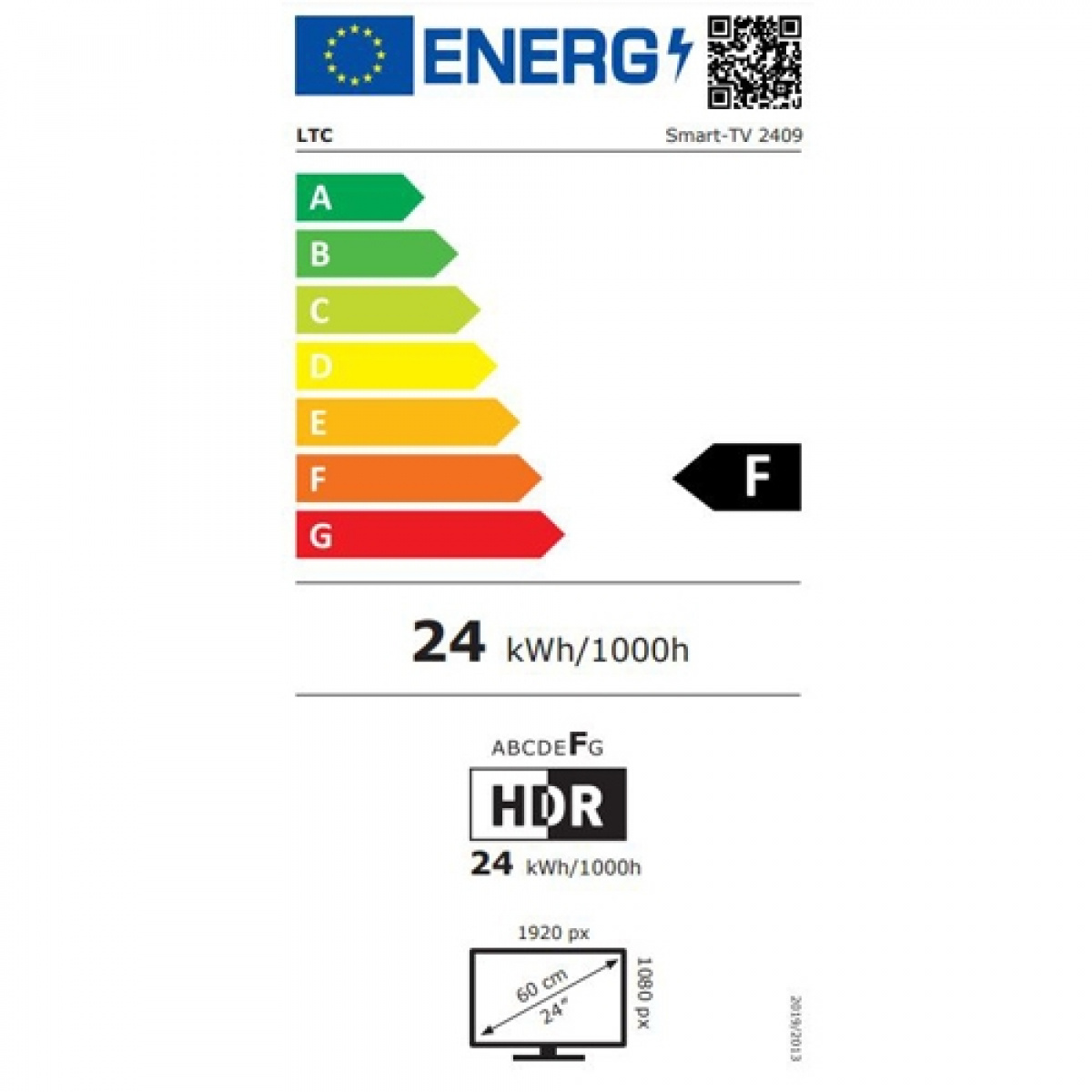 LTC Led Smart-TV 24 tommer i gruppen Campingvogn & Bobilt / Elektronikk / TV, Bilde & Lyd / TV hos Campmarket (70240)