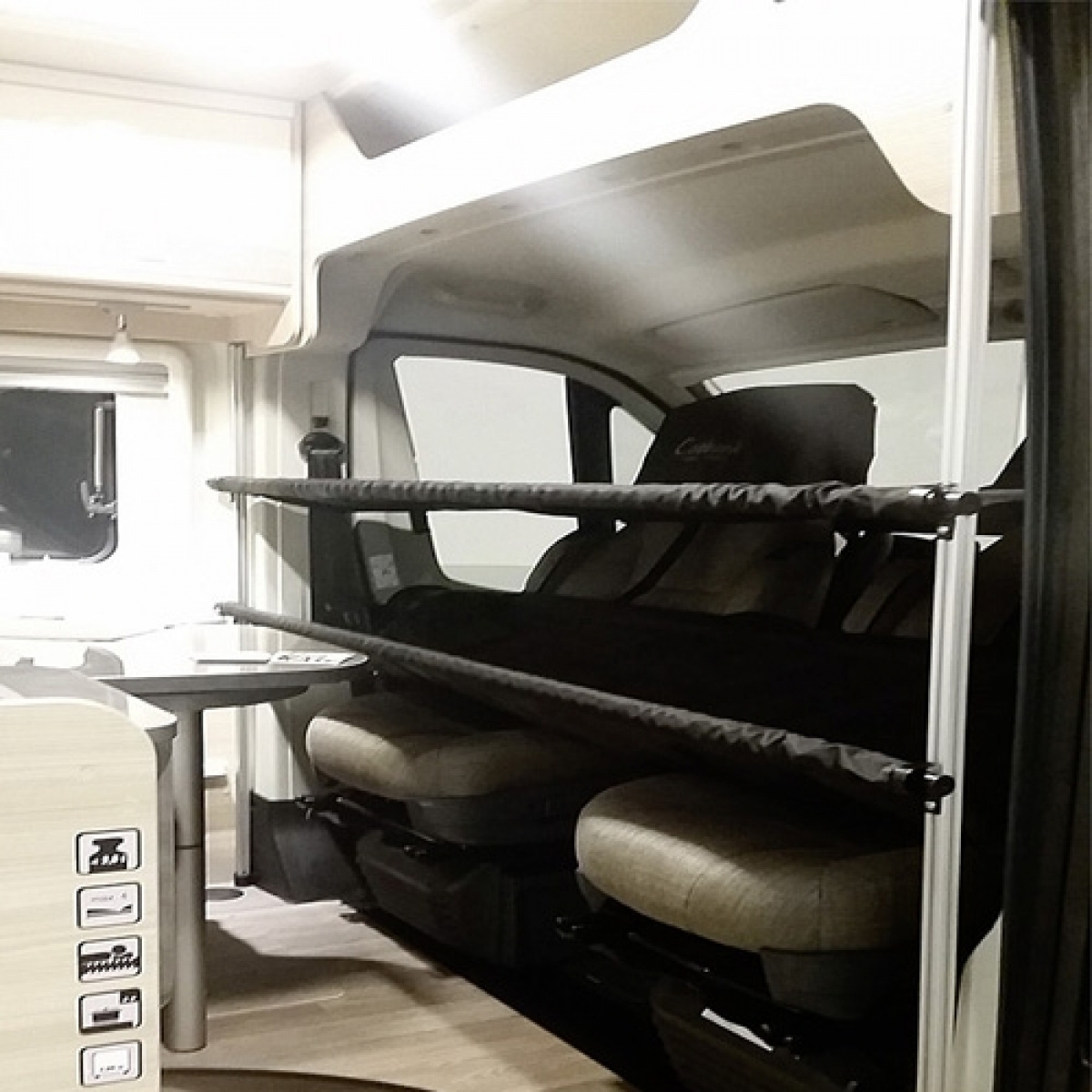 Monteringssett SDK Cabbunk Barnseng Skyvedør i gruppen Campingvogn & Bobilt / Van & Plåtbiter / Annet hos Campmarket (70335)
