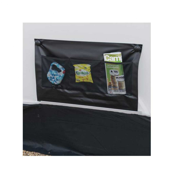 Kampa Hjulhuskappe Limpet 75 x 50 cm SVART i gruppen Fortelt & Markiser / Tilbehør-Deler / Fikstykket & Kåper / Hjulhuskapper hos Campmarket (70523)