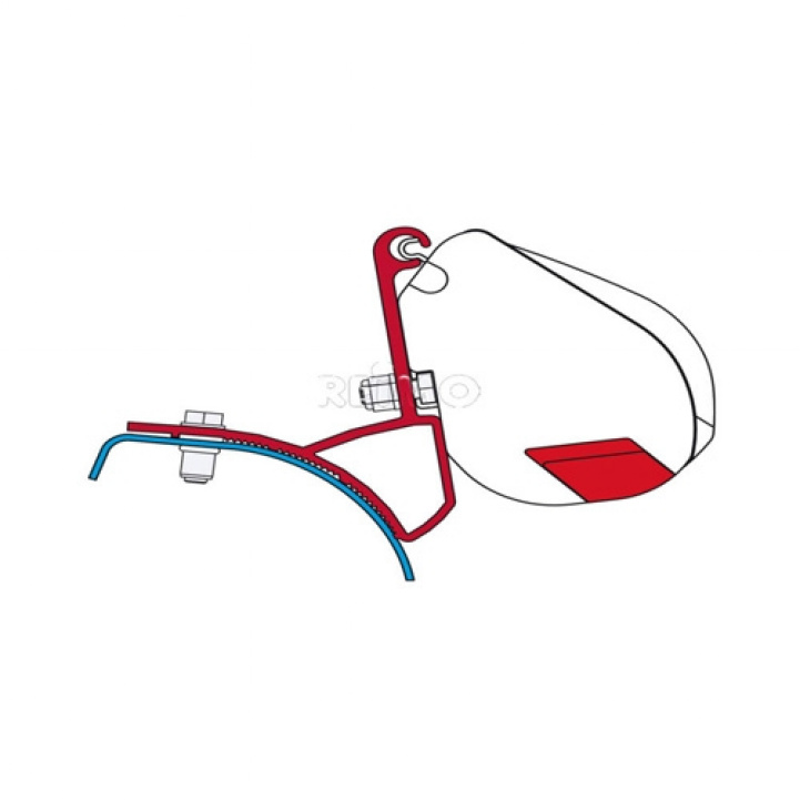 Fiamma Renault Trafic Adapter F35 2001-2014 i gruppen Campingvogn & Bobilt / Van & Plåtbiter / Markiser / Markiseadaptere / Fiamma / F35/F40-øvrige Kjøretøy hos Campmarket (70778)