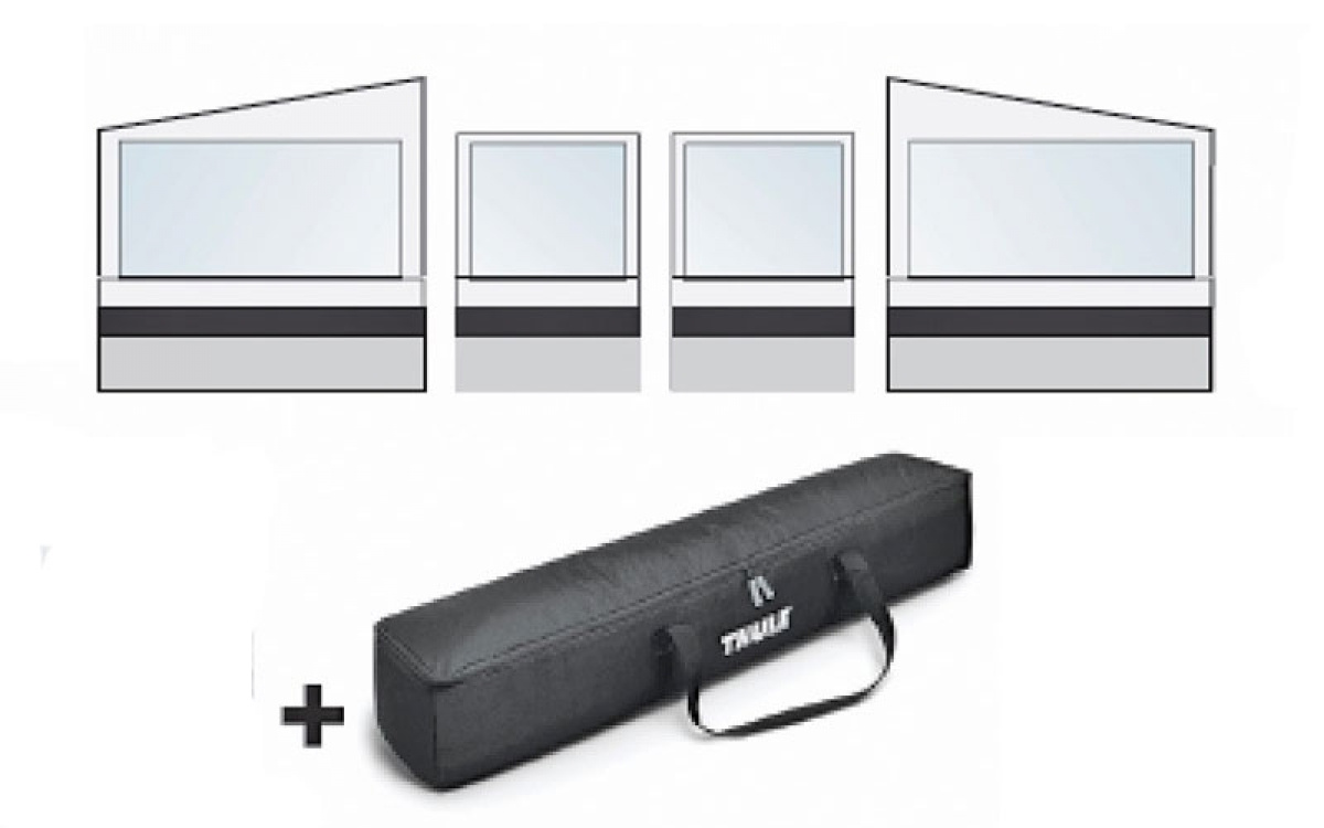 Thule Regnbeskyttelse Minivan i gruppen Fortelt & Markiser / Markiser / Bobilmarkiser / Thule/Omnistor / Gavler & Fronter hos Campmarket (71080)