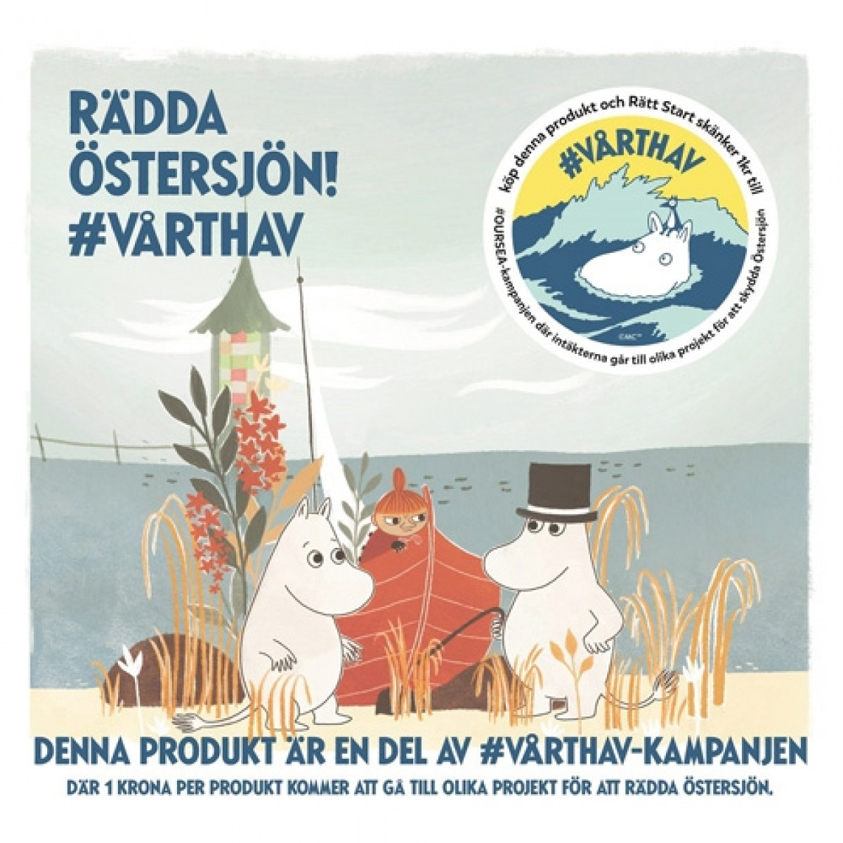 Muminmugg Med Håndtak Vårt Hav Oransje i gruppen Husholdning & Kjøkken / Servering / Barneserviser hos Campmarket (71118)