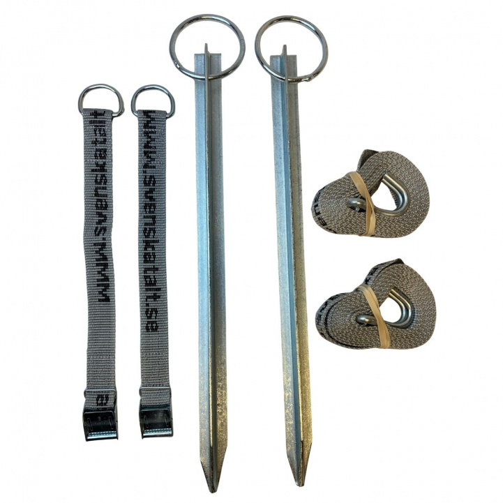 Svenska-Tält Stormsikring XL 2-pakning i gruppen Fortelt & Markiser / Tilbehør-Deler / Tilbehør A-målstelt / Tilbehør Svenske-Telt hos Campmarket (71178)