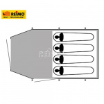 ReimoTent Campingtelt Dakota Z5 Deluxe