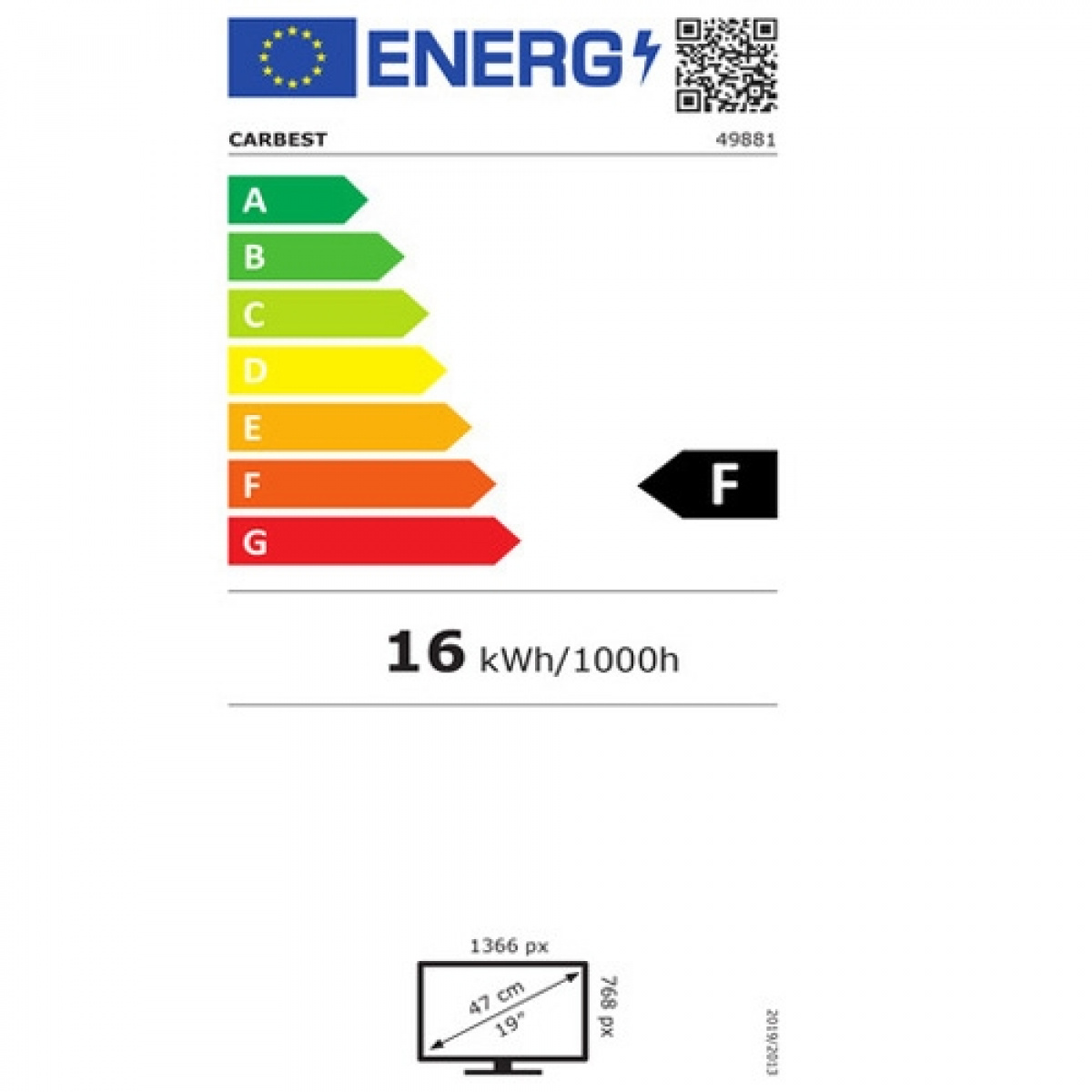 Carbest Smart-TV LED 18,5 tommer Full HD i gruppen Campingvogn & Bobilt / Elektronikk / TV, Bilde & Lyd / TV hos Campmarket (71434)