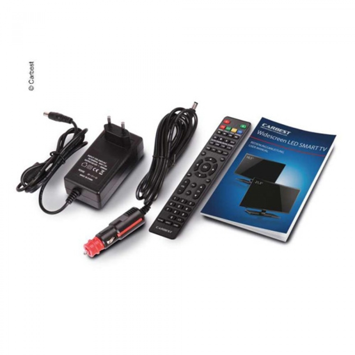 Carbest Smart-TV LED 23,6 tommer i gruppen Campingvogn & Bobilt / Elektronikk / TV, Bilde & Lyd / TV hos Campmarket (71435)