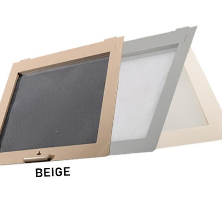 MPK Myggnettramme Beige 40x40 i gruppen Campingvogn & Bobilt / Karosseri / Takluker / Reservedeler hos Campmarket (71622)